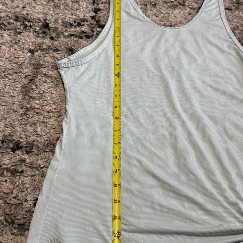 Athleta Light Blue Max Out  Tank Top - Picture 5 of 7